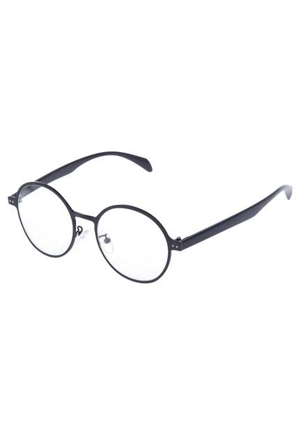 Óculos Receituário FiveBlu Redondo Clean Preto - Marca FiveBlu