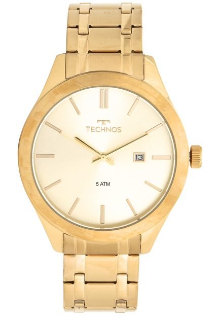 Relógio Technos 2115MNP1D Dourado - Marca Technos 