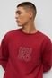 Loungewear HUGO Stacked Sweatshirt Vermelho Escuro - Marca HUGO