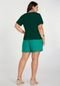 Blusa Plus Size em Malha Viscose com Recorte - Marca Lunender