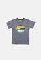 Camiseta HD Infantil Estampada Cinza - Marca HD Hawaiian Dreams