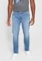 Calça Jeans Calvin Klein Jeans Slim Estonada Azul - Marca Calvin Klein Jeans