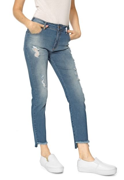 Calça Jeans Forum Skinny Cropped Marisa Azul - Marca Forum