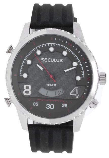 Relógio Seculus 28482G0SVNU1 Preto - Marca Seculus