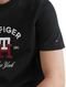 Camiseta Tommy Hilfiger Masculina Regular Curved Monogram Preta - Marca Tommy Hilfiger