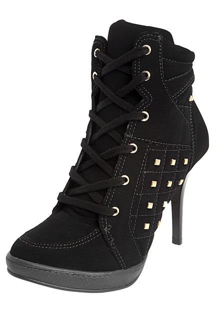 Ankle Boot Crysalis Preto - Marca Crysalis