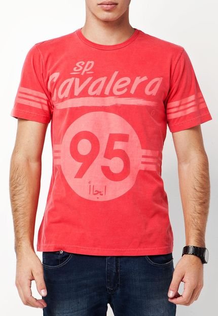 Camiseta Cavalera Indie SP Number Vermelha - Marca Cavalera