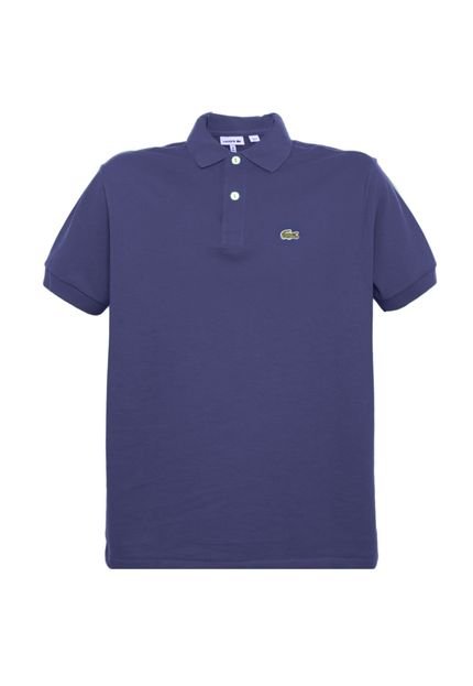 Camisa Polo Lacoste Logo Infantil Azul - Marca Lacoste