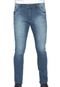 Calça Jeans Gangster Skinny Básica Azul - Marca Gangster