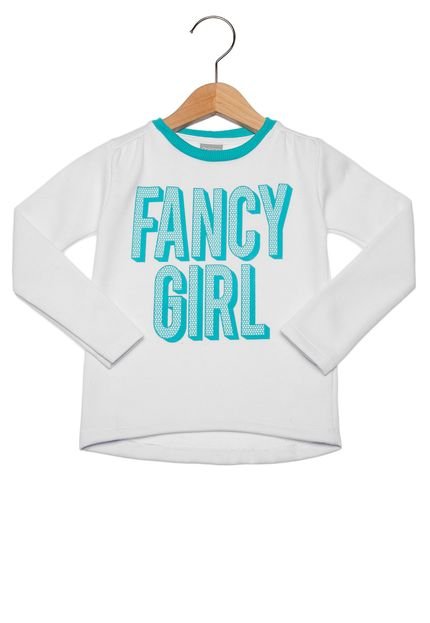 Camiseta Tricae Fancy Girl Infantil Branca - Marca Tricae