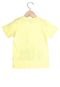 Camiseta PUC Manga Curta Menino Amarelo - Marca PUC
