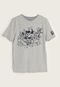 Camiseta Infantil GAP Mickey Mouse Cinza - Marca GAP