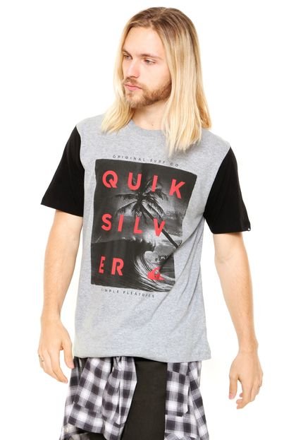 Camiseta Quiksilver Outer Cinza - Marca Quiksilver