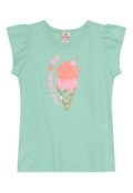 Blusa infantil menina malha sorvete Brandili - Marca Brandili