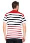 Camiseta Aleatory Listras Vermelha/Branca - Marca Aleatory