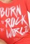Camiseta Colcci Rock The World Laranja - Marca Colcci