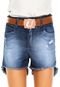 Short Jeans Uber Jeans Estonado Azul - Marca U Uberjeans