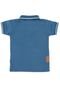 Camisa Polo Colorittá Menino Liso Azul - Marca Colorittá