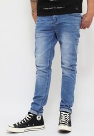 Jeans Ellus Rocknavy Skinny Five Pockets Azul - Calce Skinny