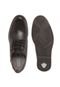 Sapato Couro Social Pegada Cadarço Preto - Marca Pegada
