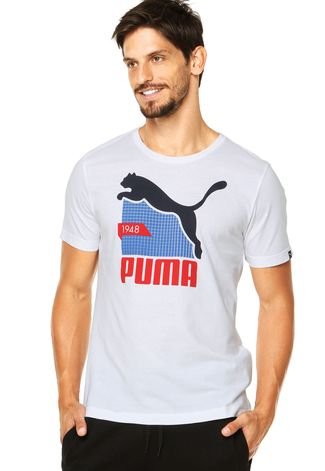 Camiseta Puma Branca Compre Agora Dafiti Brasil