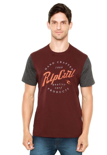 Camiseta Rip Curl Especial Vinho - Marca Rip Curl
