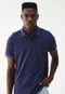 Camisa Polo Forum Slim Friso Azul - Marca Forum