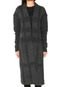 Maxi Cardigan For Why Tricot Cinza - Marca For Why