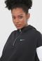 Blusa de Moletom Fechada Nike Sportswear Icn Clsh Hoodie Qz Mix Preta - Marca Nike Sportswear