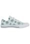 Tênis Converse All Star CT As Double Tongue Print Flowers Ox Verde - Marca Converse