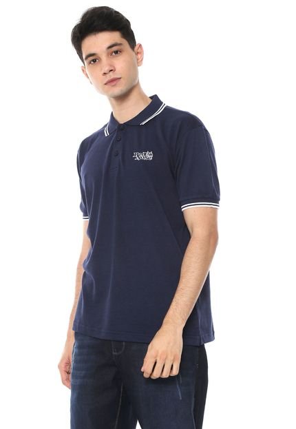 Camisa Polo Red Nose Reta Friso Azul-marinho - Marca Red Nose