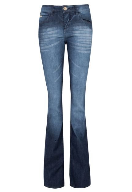 Calça Jeans Colcci Cory Flare Estonada Azul - Marca Colcci