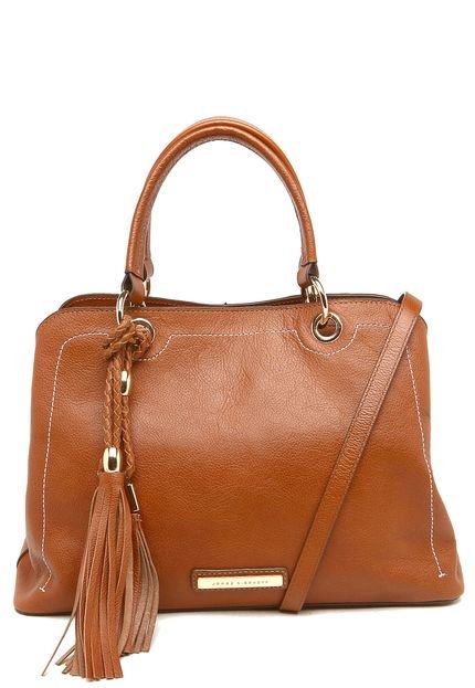 Bolsa Couro Jorge Bischoff Tassel Caramelo - Marca Jorge Bischoff