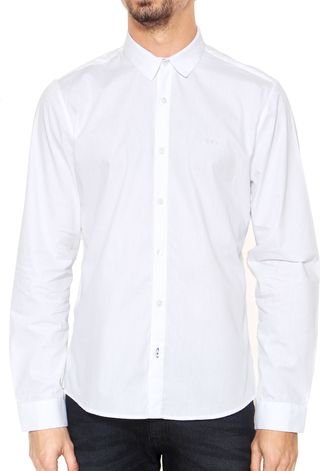 Camisa Calvin Klein Jeans Logo Branca