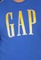 Blusa de Moletom Fechada GAP Logo Azul - Marca GAP