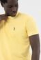 Camisa Polo Aleatory Reta Logo Amarelo - Marca Aleatory