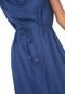 Vestido Hering Curto Liso Azul-marinho - Marca Hering