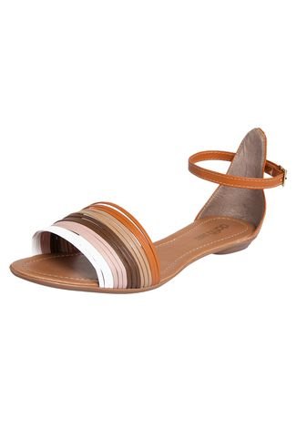 Sandália Rasteira DAFITI SHOES Tiras Preta - Compre Agora