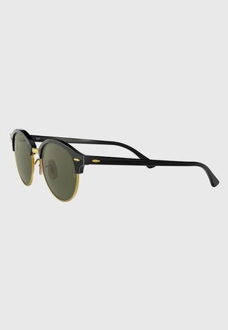 Óculos de Sol Ray-Ban Clubround Preto