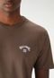 Camiseta Billabong Small Arch Emb. Marrom - Marca Billabong