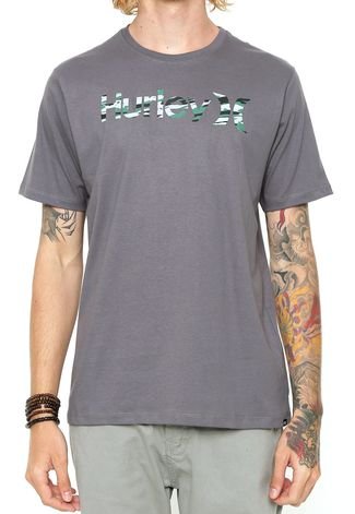 Camiseta Hurley O&O Camo Cinza