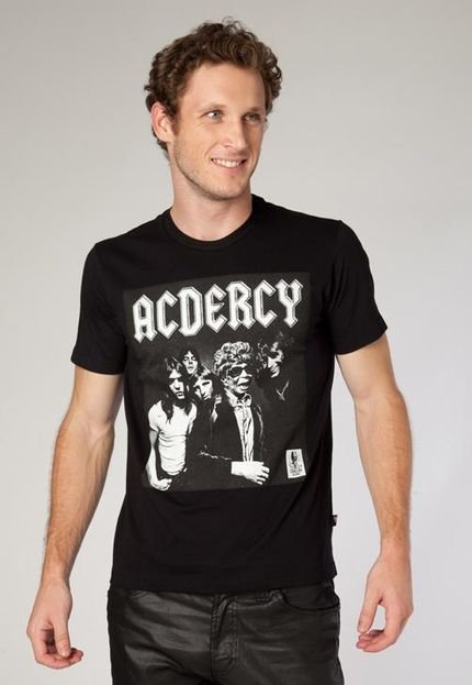 Camiseta Acdercy Preta - Marca Cavalera