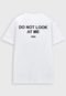 Camiseta Streetwear Prison White Don't Look At Me - Marca Prison