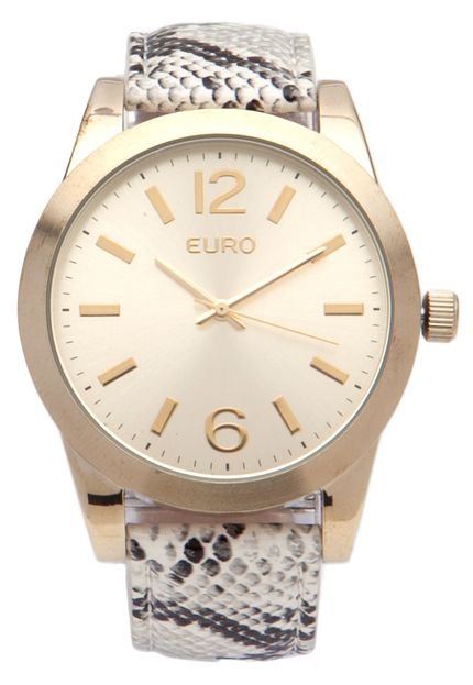 Relógio Euro EU2035YAE/2D Dourado/Branco - Marca Euro