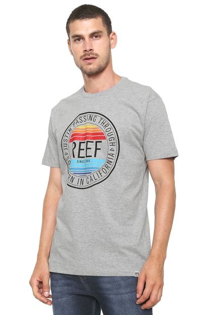 Camiseta Reef Circle Beach Cinza - Marca Reef