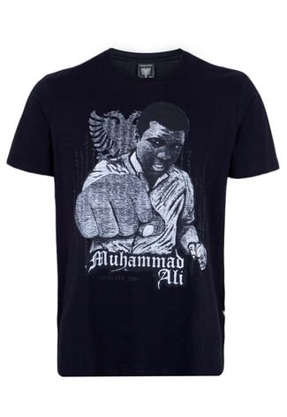 Camiseta Cavalera Muhammad Ali Preta