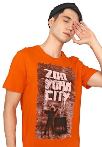 Camiseta Zoo York Ny City Laranja