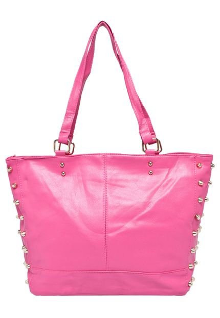 Bolsa FiveBlu Tachas Rosa - Marca FiveBlu