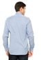 Camisa Lacoste Regular Fit Tag Azul - Marca Lacoste