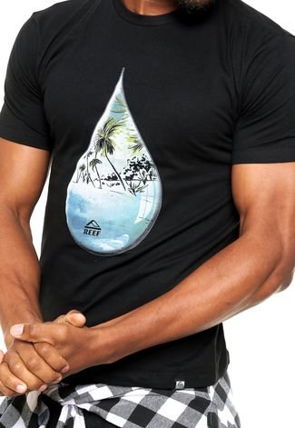 Camiseta Reef Water Preta